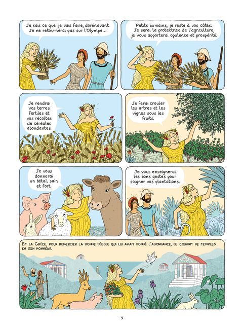 Aperçu de l'album La Mythologie en Bd tome 13 - Déméter et Perséphone