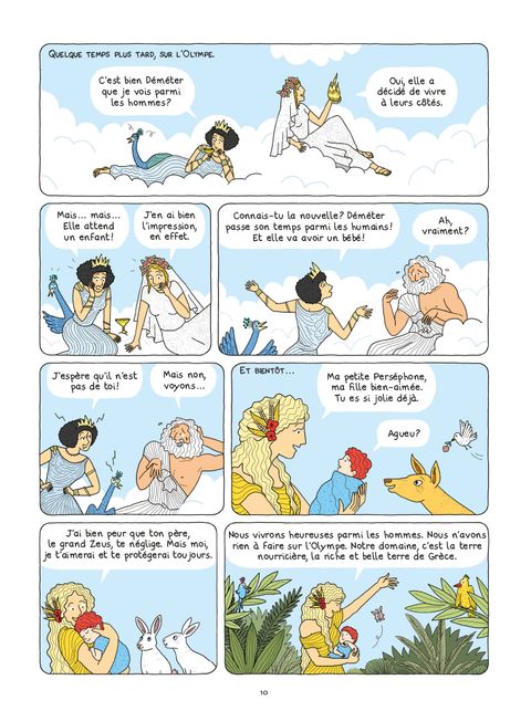 Aperçu de l'album La Mythologie en Bd tome 13 - Déméter et Perséphone