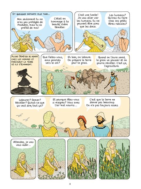 Aperçu de l'album La Mythologie en Bd tome 13 - Déméter et Perséphone