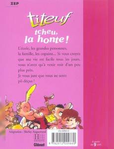 Aperçu 2 de l'album Titeuf (Bibliothèque Rose) tome 11 - Tcheu, la honte !