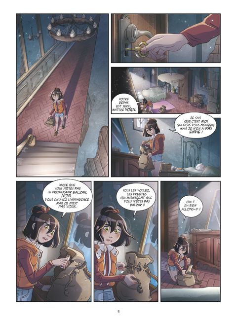 Aperçu de l'album Sorceline tome 9 - Professeur Balzar et Mister Vorn
