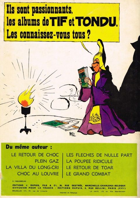 Aperçu de l'album Tif et Tondu tome 13 - Le grand combat