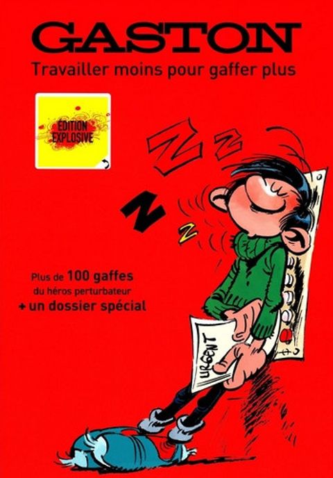 Couverture de l'album Gaston (Hors-série) - Travailler moins pour gaffer plus