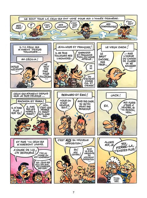 Aperçu de l'album Le p'tit Sarko tome 3 - Sarko Moi, Moi, Moi (et Moi)