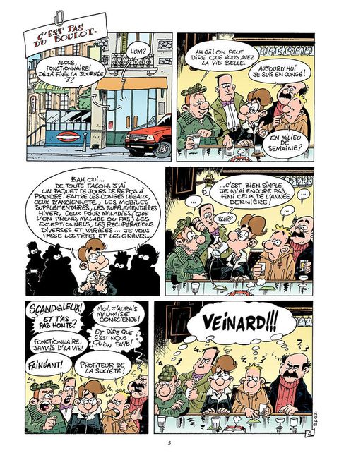 Aperçu de l'album Les Fonctionnaires tome 1 - Métro, Dodo, Dodo ...