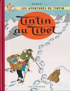 Couverture de l'album Tintin au Tibet (fac-Similé Couleurs 1960)