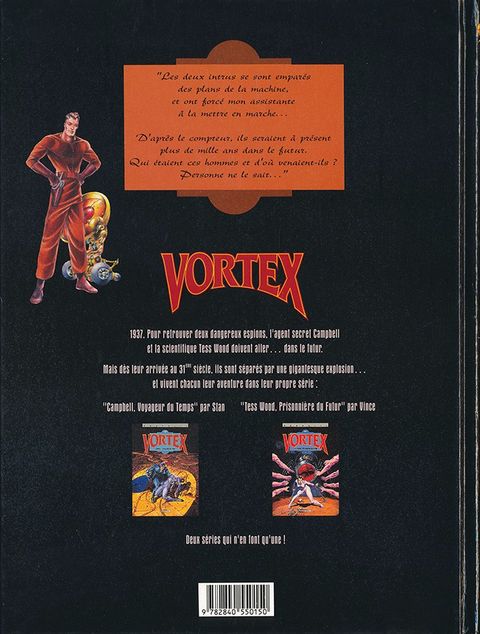 Aperçu de l'album Vortex tome 2.1 - Campbell, voyageur du temps 1