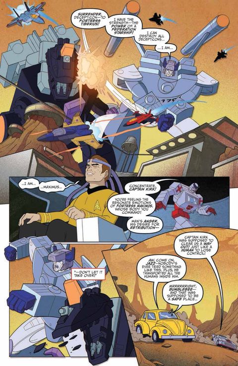 Aperçu de l'album Star Trek VS. Transformers
