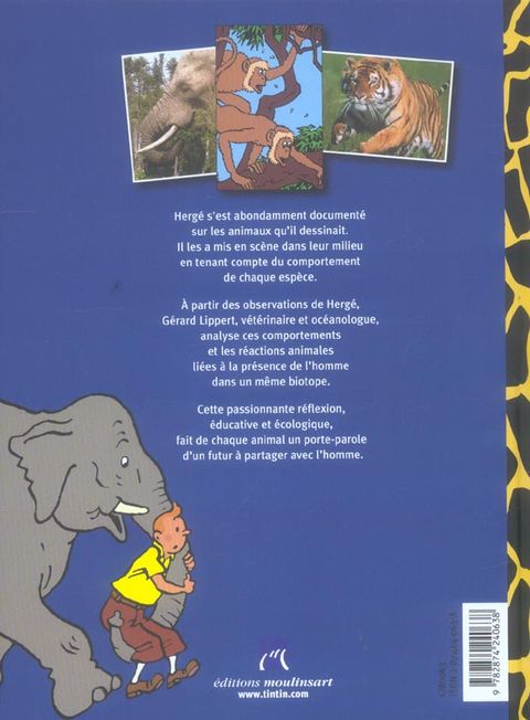 Aperçu de l'album Tintin (Autour de la BD) tome 2005 - Tintin et les animaux