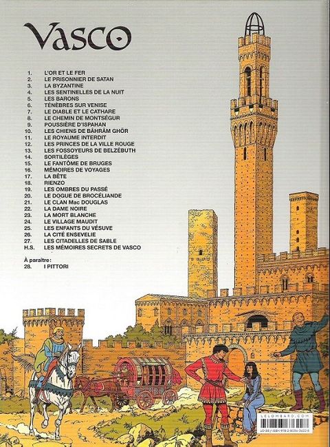 Aperçu de l'album Vasco tome 27 - Les citadelles de sable