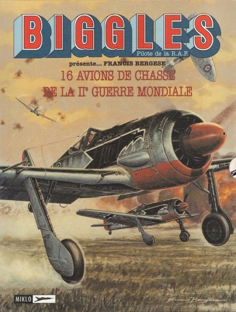 Couverture de l'album 16 Avions de chasse de la IIe guerre mondiale