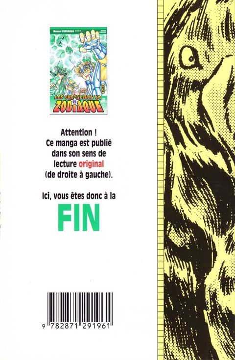 Aperçu de l'album Les Chevaliers du Zodiaque tome 15