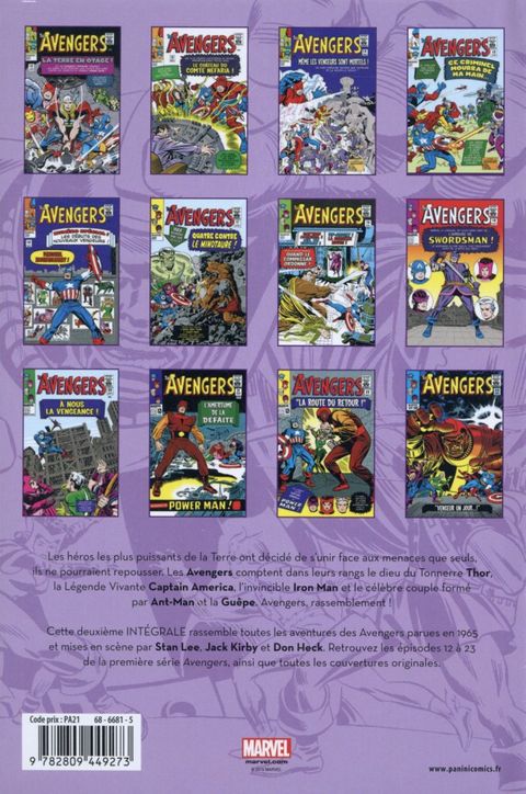 Aperçu de l'album Avengers intégrale tome 2 - 1965