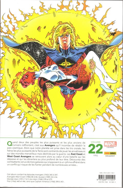 Aperçu de l'album Avengers (Marvel Epic) tome 22 - Avengers : Opération Galactic Storm