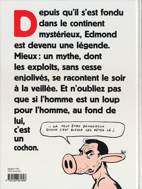Aperçu de l'album Edmond le Cochon tome 4 - Le Mystère Continental