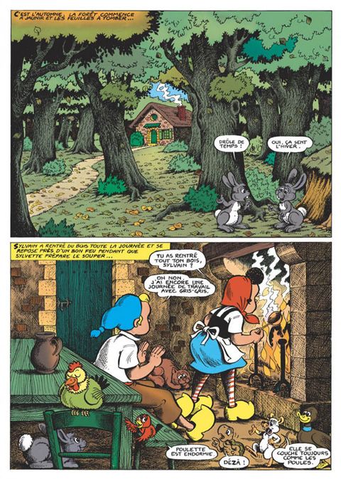 Aperçu de l'album Sylvain et Sylvette tome 21 - Le Sauvetage de Sidonie