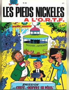 Couverture de l'album Les Pieds Nickelés à l'ORTF