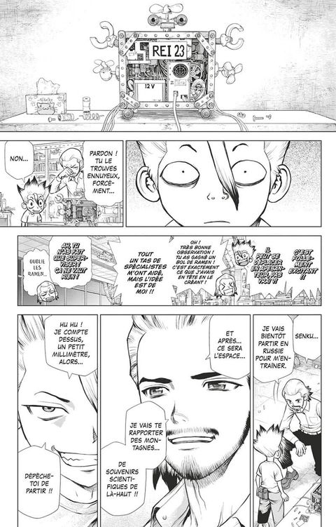 Aperçu de l'album Dr. Stone - Reboot : Byakuya