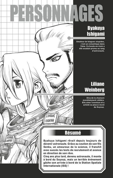 Aperçu de l'album Dr. Stone - Reboot : Byakuya