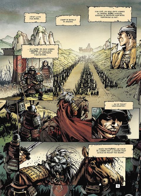 Aperçu de l'album Samuraï Legendes tome 3 - L'aube rouge