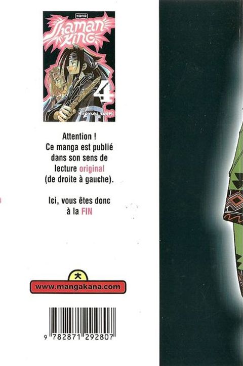 Aperçu de l'album Shaman King tome 4