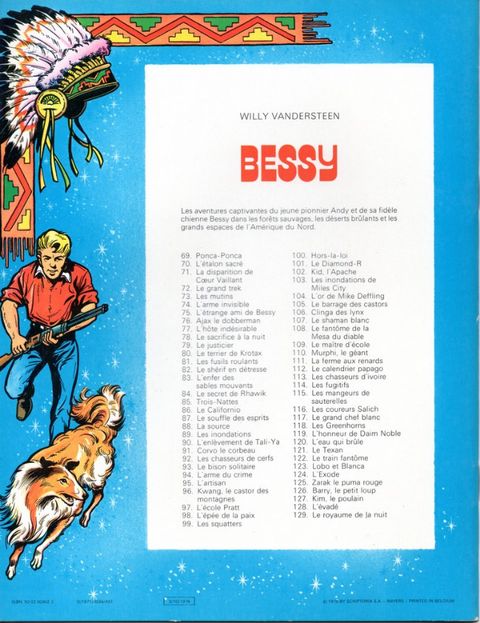 Aperçu de l'album Bessy tome 83 - L'enfer des sables mouvants