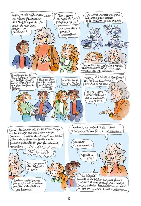 Aperçu de l'album Histoire de France au féminin