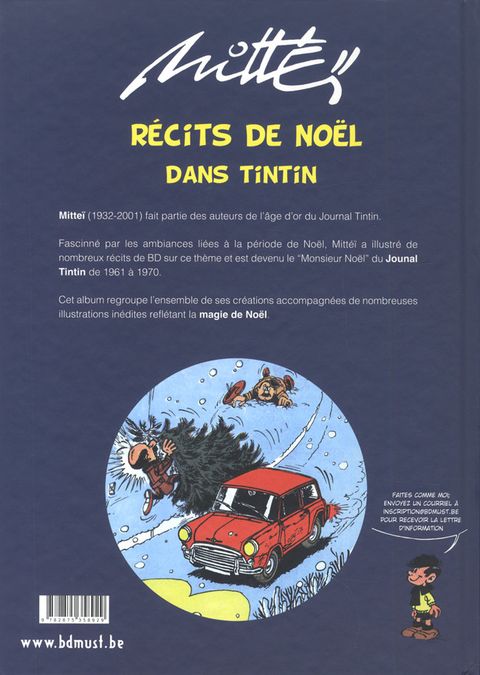 Aperçu de l'album Tintin (Autour de la BD) tome 2023 - Récits de Noël dans Tintin