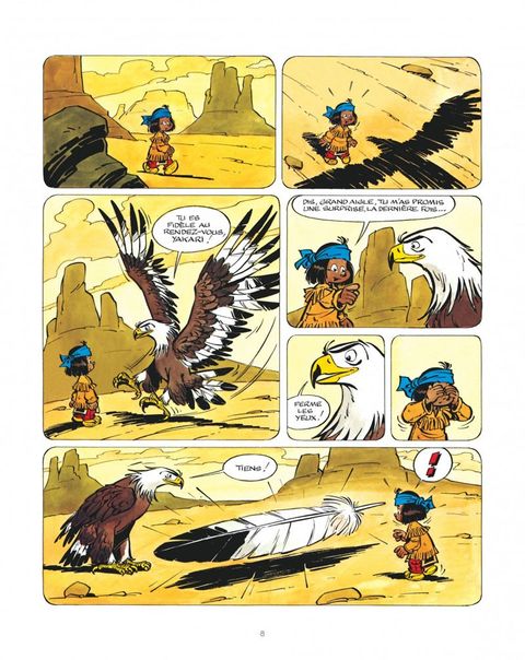 Aperçu de l'album Yakari et ses Amis Animaux tome 7 - Sous l'Aile de Grand Aigle