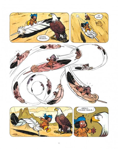Aperçu de l'album Yakari et ses Amis Animaux tome 7 - Sous l'Aile de Grand Aigle