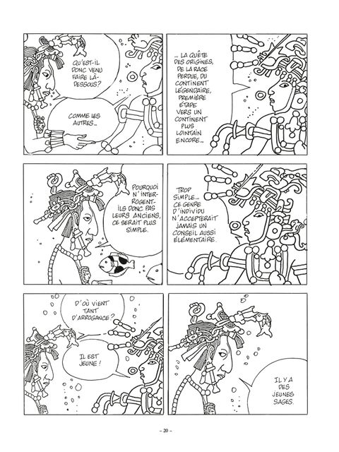 Aperçu de l'album Corto Maltese (N&B) tome 12 - Mû, la Cité Perdue