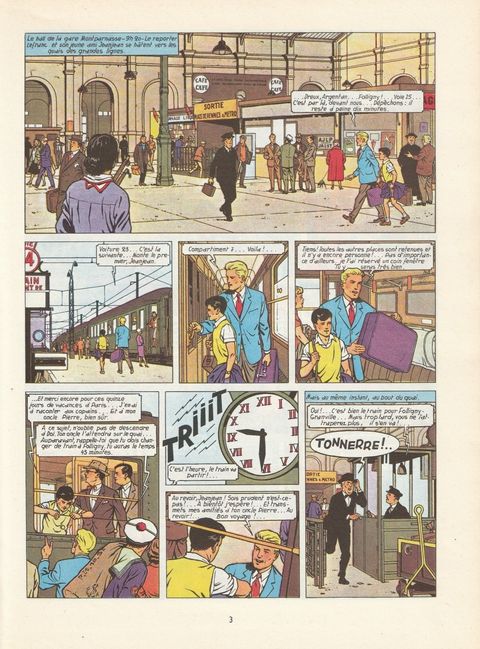 Aperçu de l'album Lefranc tome 2 - L'Ouragan de Feu