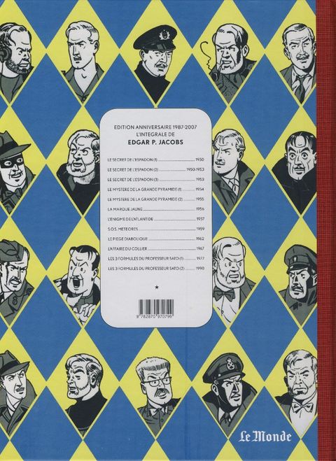 Aperçu de l'album Blake et Mortimer - Le Monde/Le Soir tome 5 - Le Mystère de la Grande Pyramide - La Chambre d'Horus