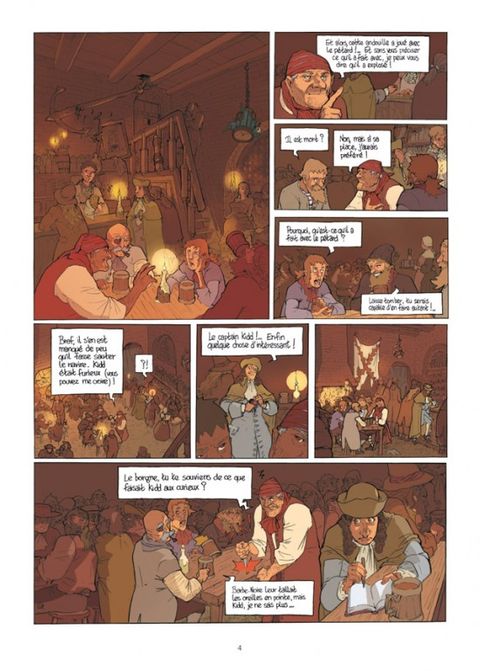 Aperçu de l'album Histoire des Plus Fameux Pirates tome 1 - Capitaine Kidd