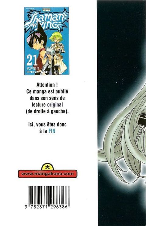 Aperçu de l'album Shaman King tome 21