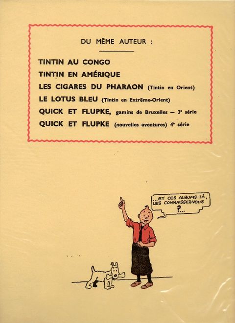 Aperçu de l'album Tintin (Fac-similé N&B) tome 6 - L'Oreille Cassée