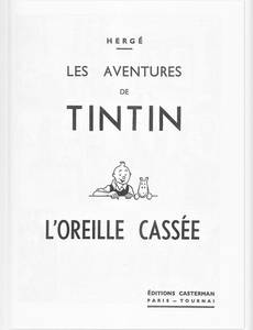 Aperçu 3 de l'album Tintin (Fac-similé N&B) tome 6 - L'Oreille Cassée