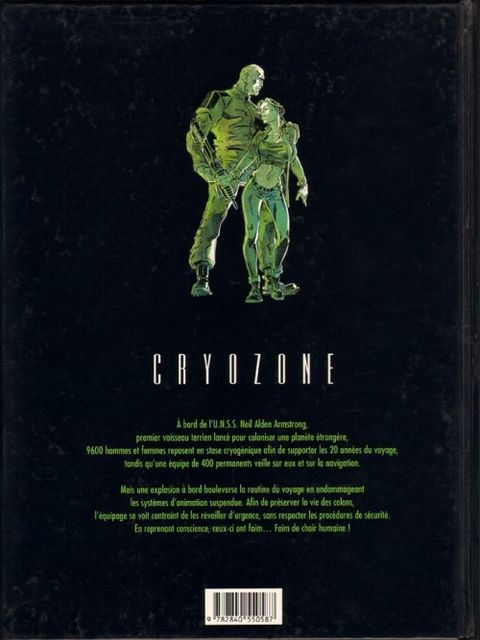 Aperçu de l'album Cryozone tome 1 - Sueurs froides