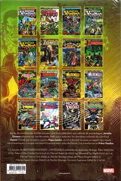 Aperçu de l'album Brother Voodoo - intégrale tome 1 - 1973-1990