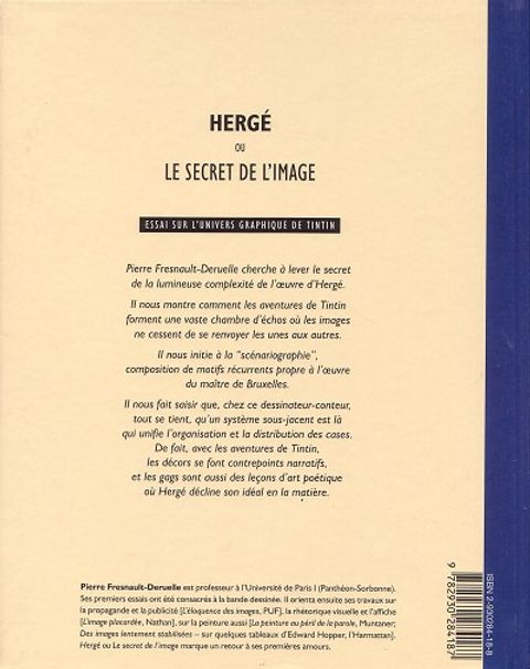 Aperçu de l'album Hergé - Auteur tome 1999 - Hergé ou le secret de l'image - Essai sur l´univers graphique de Tintin