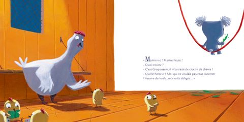 Aperçu de l'album Mamie Poule raconte tome 10 - Le Koala qui disait des gros mots