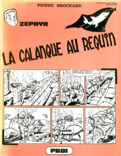Couverture de l'album La Calanque au Requin