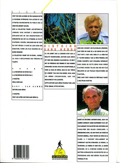 Aperçu de l'album Histoire sans Héros tome 1 - Histoire sans héros