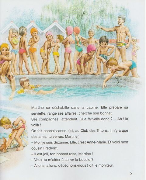 Aperçu de l'album Martine tome 25 - Martine apprend à nager
