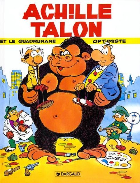 Couverture de l'album Achille Talon  et le Quadrumane Optimiste