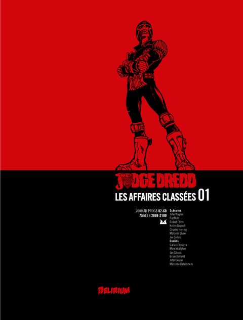 Couverture de l'album Judge Dredd, les Affaires Classées