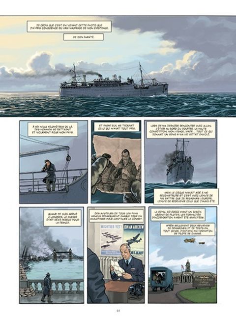 Aperçu de l'album Au-Delà des Nuages tome 1