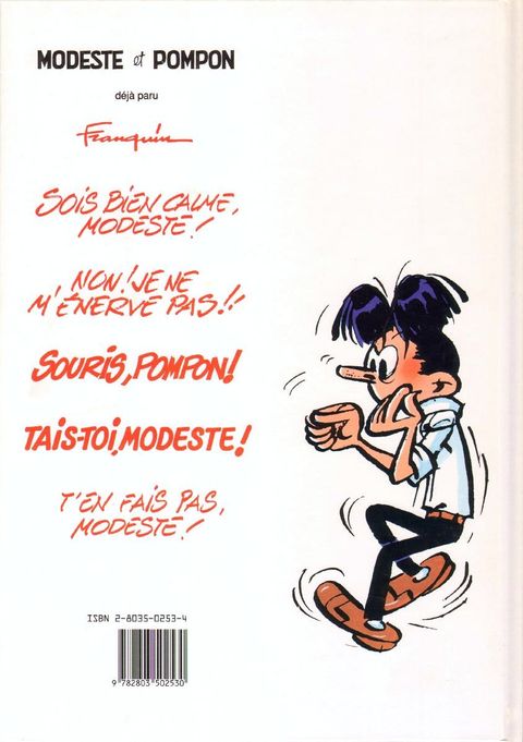 Aperçu de l'album Modeste et Pompon (Himalaya) tome 5 - T'en fais pas, Modeste ! (R5)