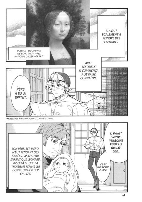 Aperçu de l'album Les Grands Noms de l'Histoire en Manga tome 12 - Léonard de Vinci