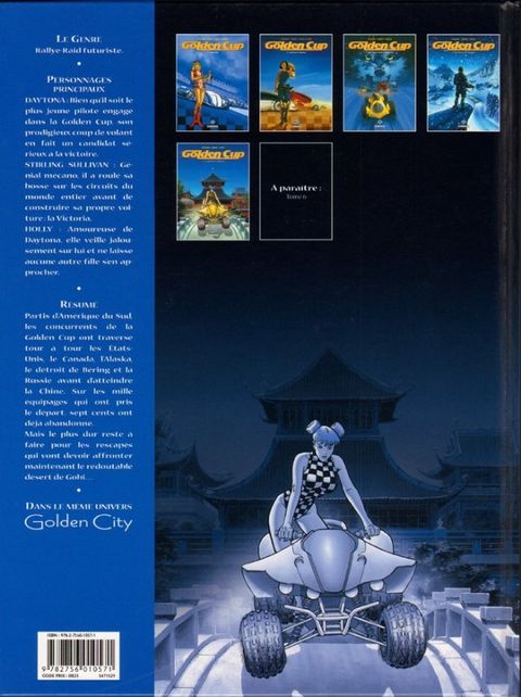 Aperçu de l'album Golden Cup tome 5 - Le Baiser du Dragon